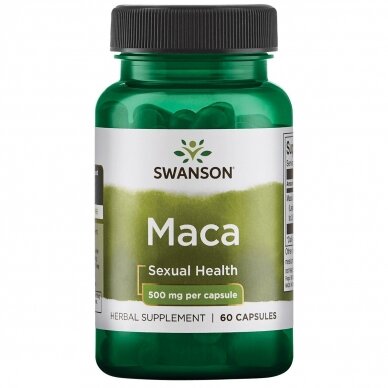 [GALIOJIMAS IKI 2025-05-31] MACA 500 MG 60 KAPS.