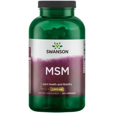 MSM 1000MG 120 KAPS. (SWANSON, JAV)