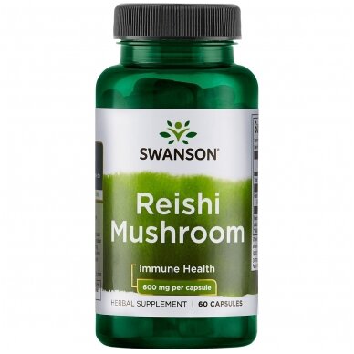 REISHI 600 MG 60 KAPS. (SWANSON, JAV)