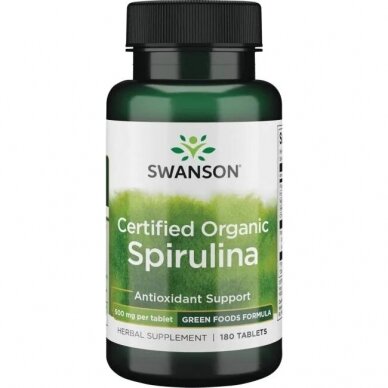 [GALIOJIMAS 2024-10-31] SPIRULINA (EKOLOGIŠKA JAV) 180 TAB.