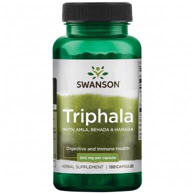 TRIPHALA 500 MG 100 KAPS. (SWANSON, JAV)