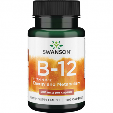 [GALIOJIMAS 2024-10-31] VITAMINAS B12 100 KAPS.