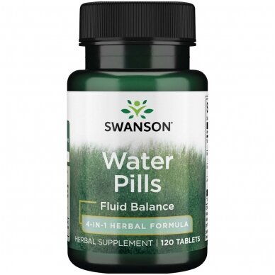 WATER PILLS 120 KAPS. (SWANSON, JAV)